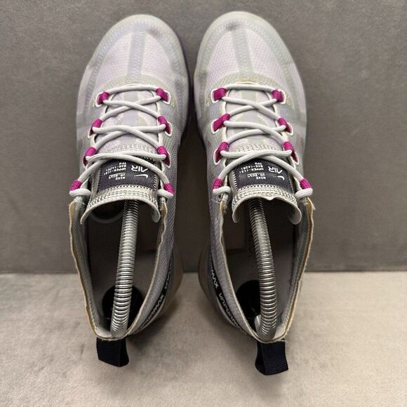 Nike Vapormax White and Pink Athletic Shoes - Picture 6 of 8